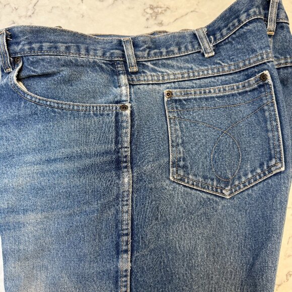 Calvin Klein Men Stone Washed Jeans - Picture 3 of 7